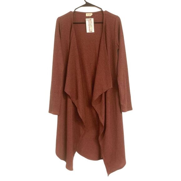 Ribbed Cardigan Sweater  - Picture 1 of 5